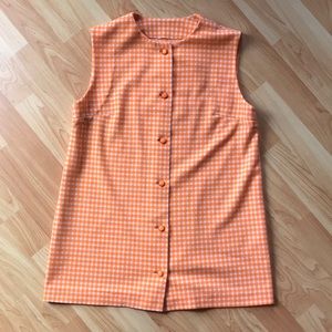 Vintage gingham 60s/70s dress